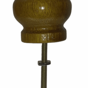 PUXADOR BOLA CHATA IMB MADEIRA