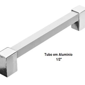 PUXADOR PRISMA 1/2 X 160MM CRO ALUMINIO